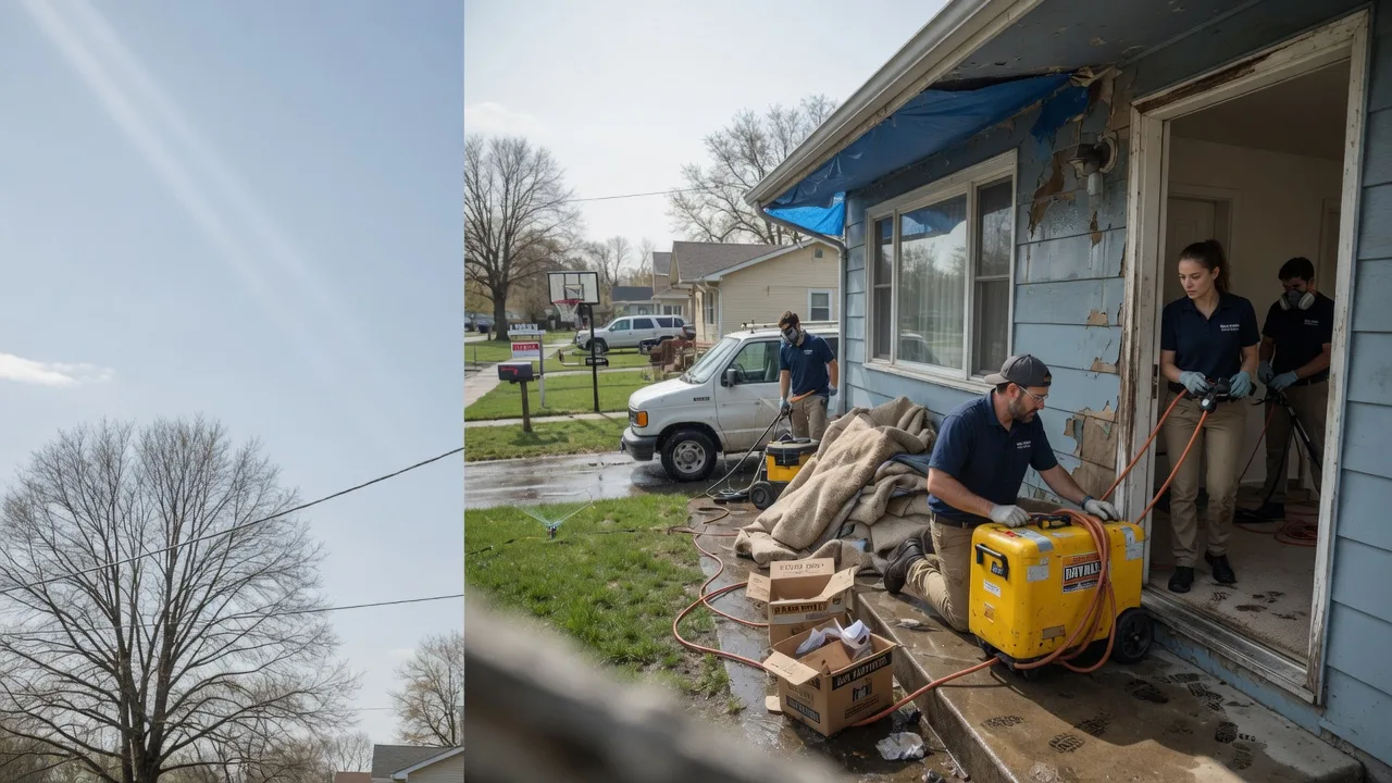 Basement Flood Cleanup in Illinois City, IL near me